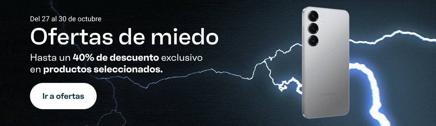 Del 27 al 30 de octubre, Ofertas de miedo. Hasta un 40% de descuento en productos seleccionados. Ir a ofertas.
