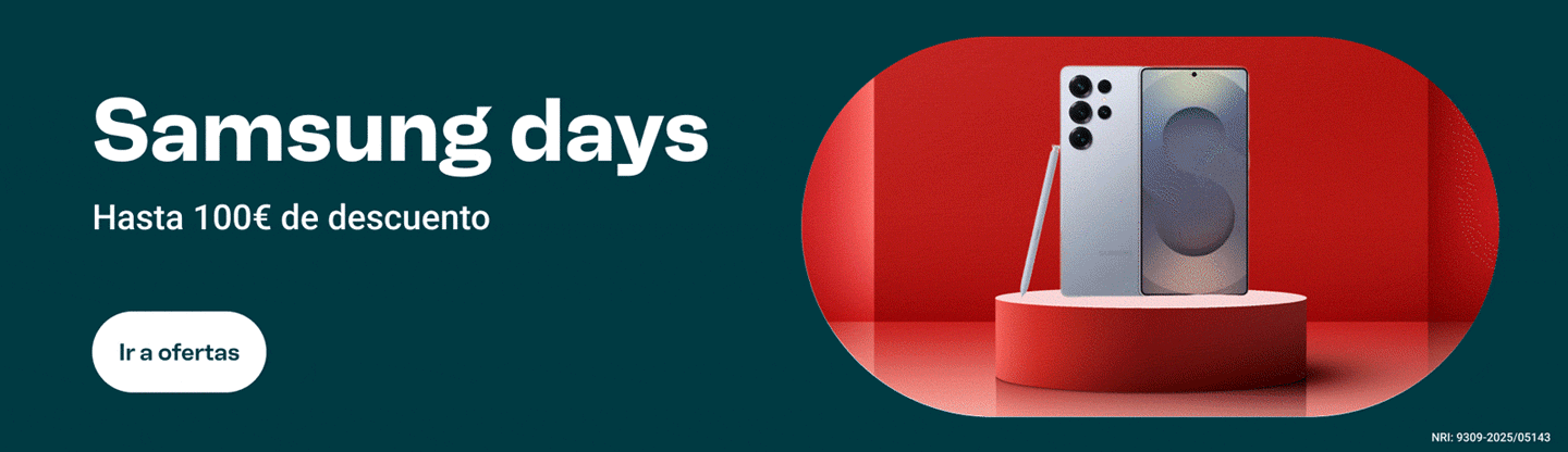 Samsung Days, hasta 100€ de descuento en productos Samsung seleccionados, ir a samsung.