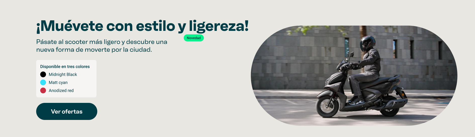 ¡Muévete con estilo y ligereza con tu nueva moto!. Ver todas las motos.