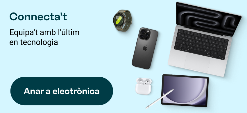 Connecta't: Equipa't amb l'últim en tecnologia. Anar a electrònica