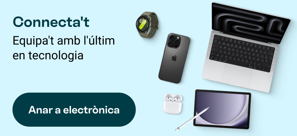 Connecta't: Equipa't amb l'últim en tecnologia. Anar a electrònica