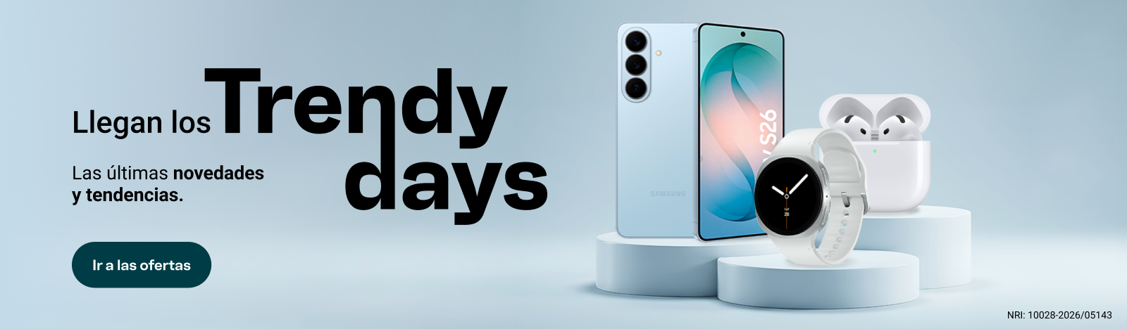 Llegan los Trendy Days. Las últimas novedades y tendencias. Ir a las ofertas.