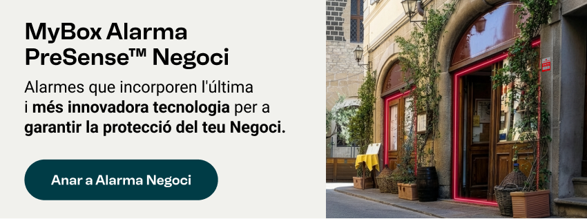 MyBox Alarma PreSense Negocio: Alarmes que incorporen l'última i més innovadora tecnologia per a garantir la protecció del teu Negoci. Anar a Alarma Negocio