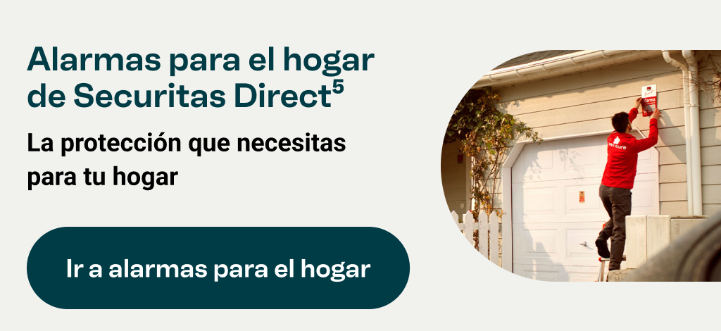Alarmas para el hogar de Securitas Direct. Nota al pie 5. La protección que necesitas para tu hogar. Ir a alarmas