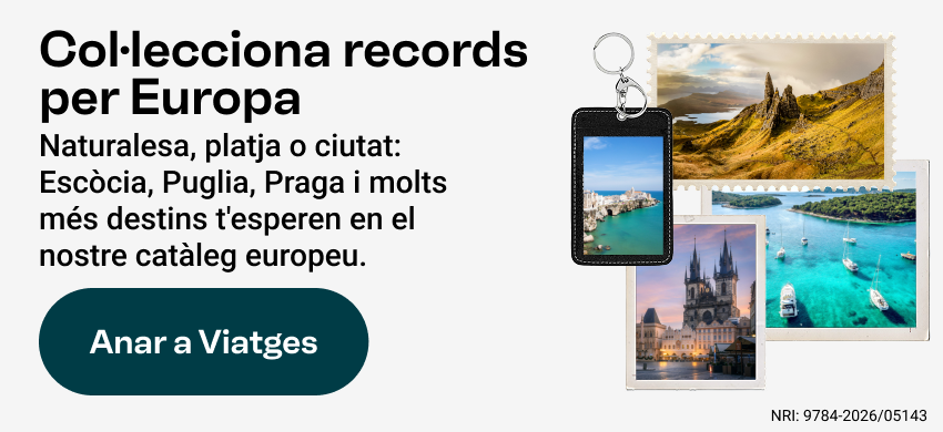 Aquest 2026, atreveix-te a anar més enllà. Gaudeix un 10% de descompte en la nostra selecció de destinacions. Anar a viatges.