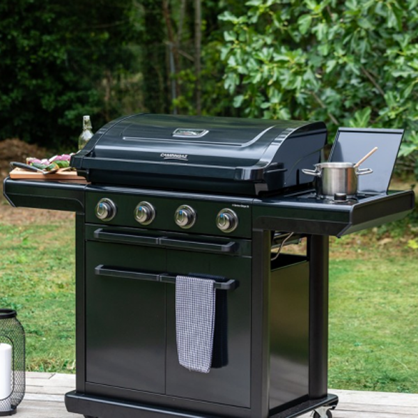 Barbacoa a gas 4 fogones Serie Onyx S + Funda BBQ XL
                                    image number 3