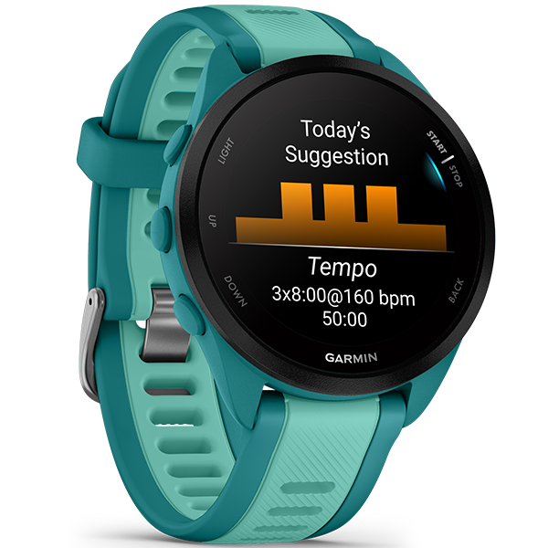 Smartwatch Garmin Forerunner 165 Music Azul 010-02863-32
                                    image number 2
