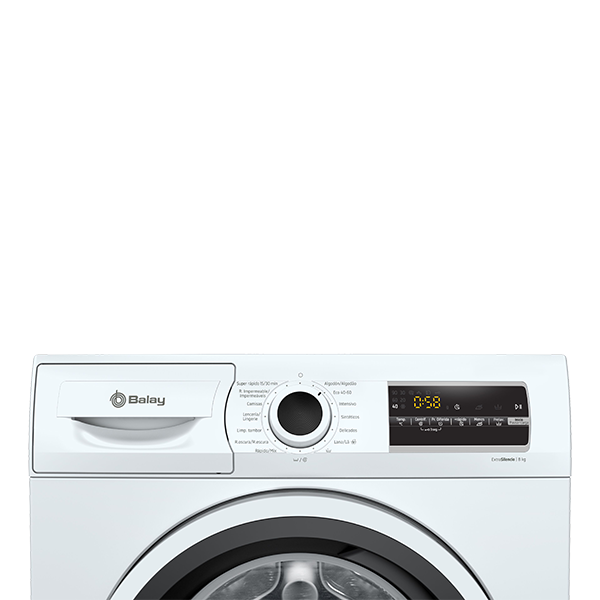 Lavadora Balay 8 kg, blanca, 3TS884B
                                    image number 1