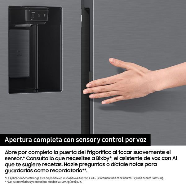 Frigorífico Side by Side Samsung Bespoke AI RS80F66KCTEF inox
                                    image number 4