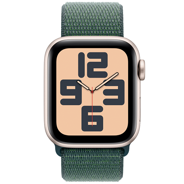 Apple Watch SE GPS 40 Blanco estrella con correa deportiva verde Lago  MXEH3QL/A