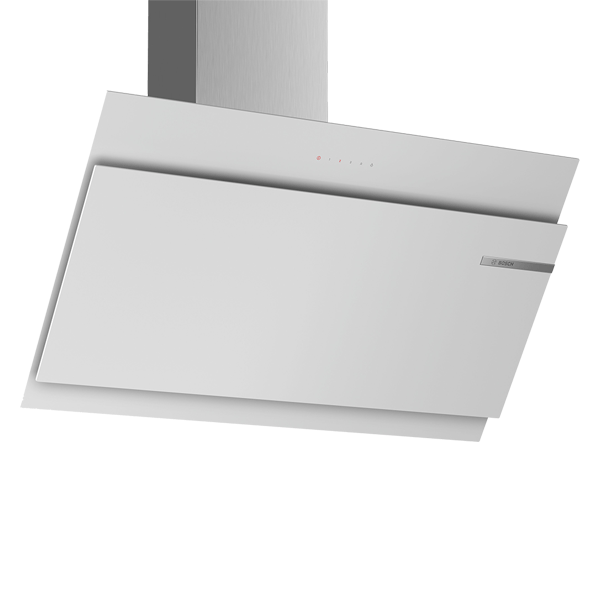 Campana decorativa Bosch de pared de cristal blanco de 90 cm  DWK97JM20
                                    image number 0