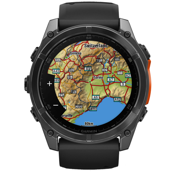 Smartwatch Fenix 8 Amoled de 51 mm, acer negre
                                    image number 1