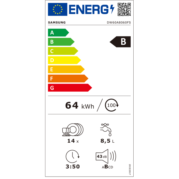 Lavavajillas Samsung inox DW60A8060FS/EF WiFi
                                    image number 2