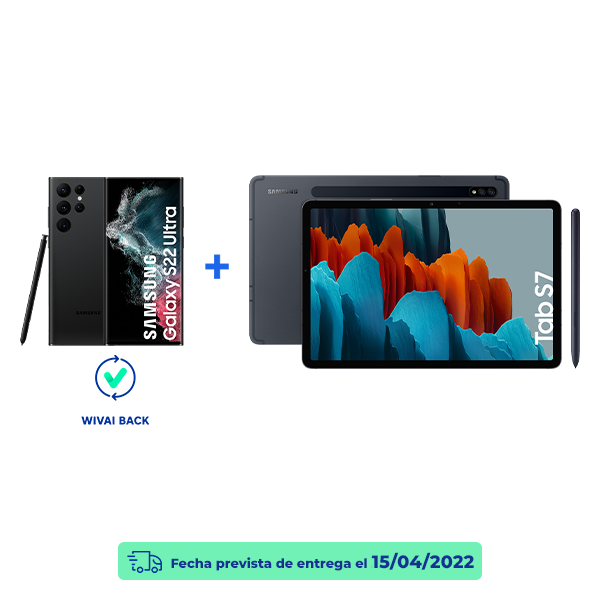 Pack Galaxy S22 Ultra 256Gb Black + Tab S7 Black 256Gb
                                    image number 0