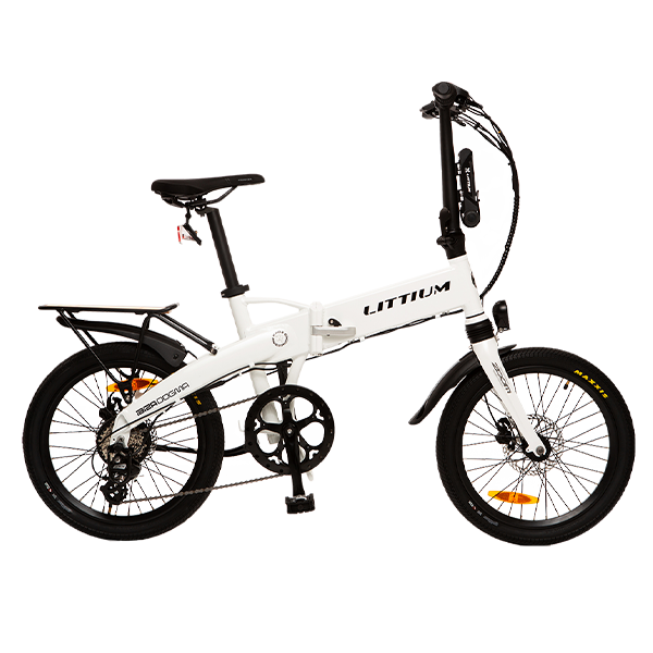 Bicicleta eléctrica plegable Littium Ibiza Dogma White 14Ah
                                    image number 0