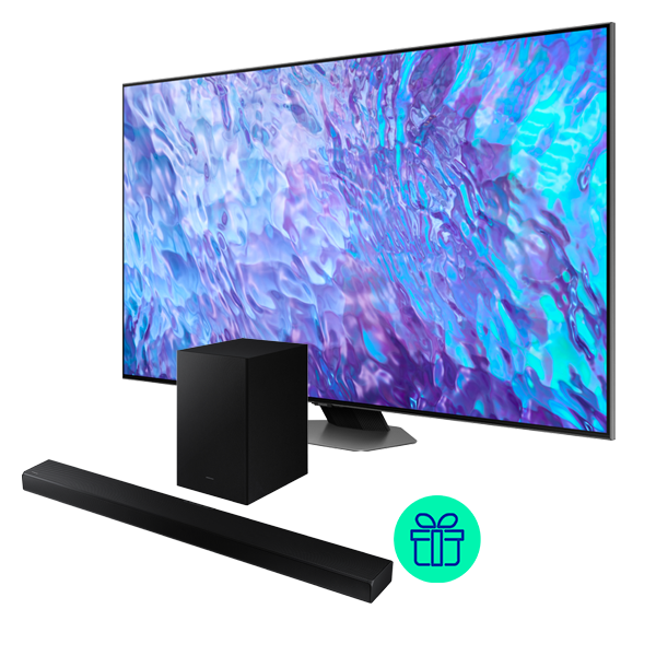 TV Samsung 98"  QLED Direct Full Array TQ98Q80C + Regalo de barra de sonido Q600C
                                    image number 0