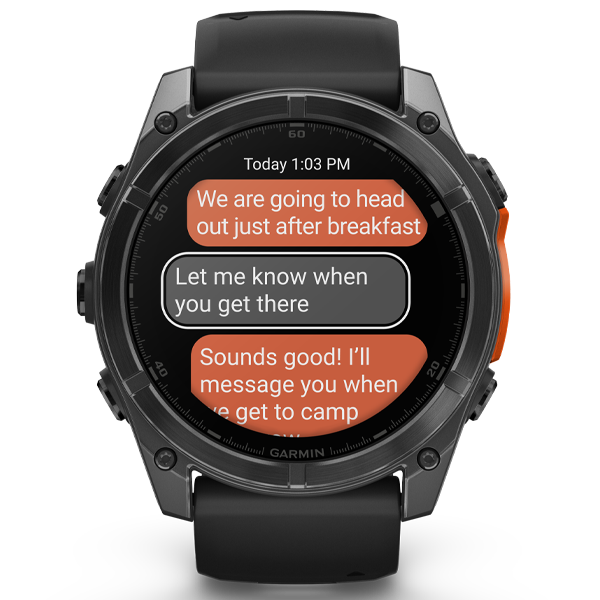 Smartwatch Fenix 8 Amoled de 51 mm, acer negre
                                    image number 5