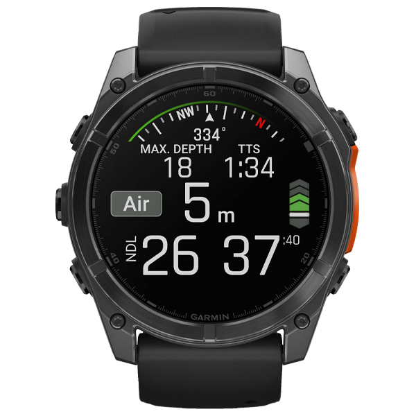 Smartwatch Fenix 8 Amoled de 51 mm, acer negre
                                    image number 2