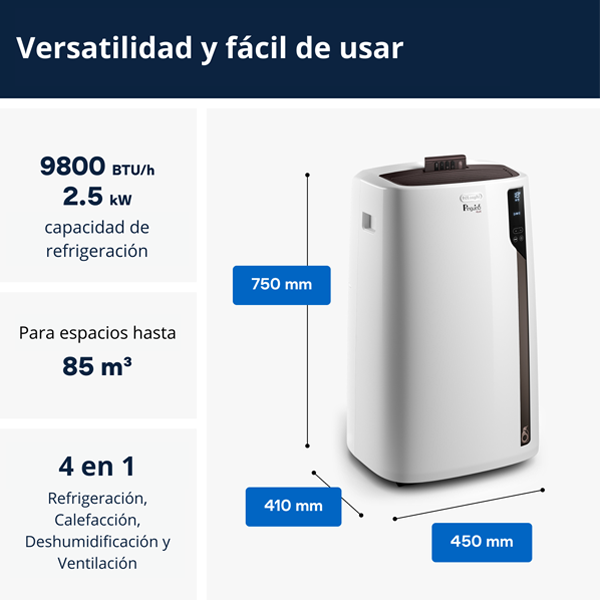 DeLonghi 4-in-1 PACEL92HP portable air conditioner
                                    image number 1