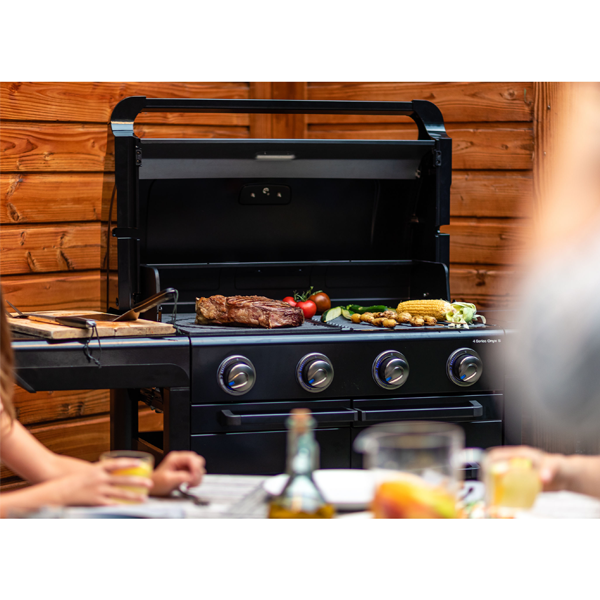 Barbacoa a gas 4 fogones Serie Onyx S + Funda BBQ XL
                                    image number 1