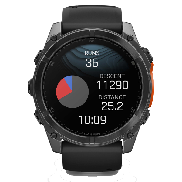 Smartwatch Fenix 8 Amoled de 51 mm, acer negre
                                    image number 3