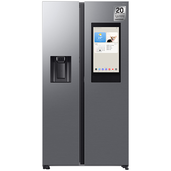 Frigorífico Side by Side Family Hub Bespoke AI Samsung RS90F66BETEF inox
                                    image number 0
