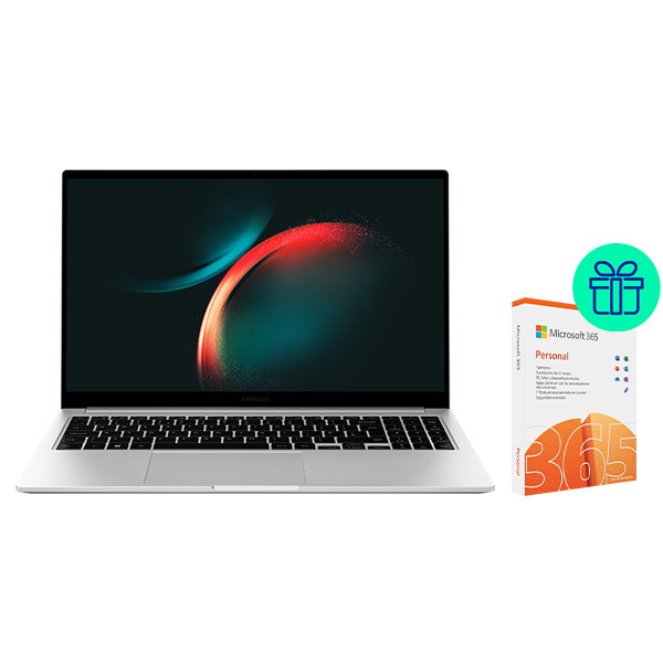 Laptop 15" Samsung Galaxy Book3 i5 8GB RAM + 512GB SSD Silver NP750XFG-KA3ES + Microsoft 365 Personal
                                    image number 0