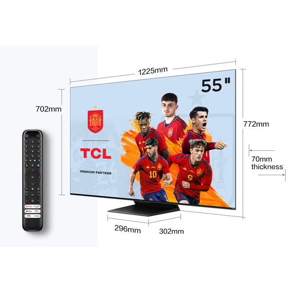 TCL 55" 4K Mini-LED QLED, Google TV 55C805
                                    image number 7