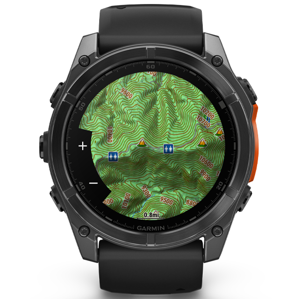 Smartwatch Fenix 8 Amoled de 51 mm, acer negre
                                    image number 4