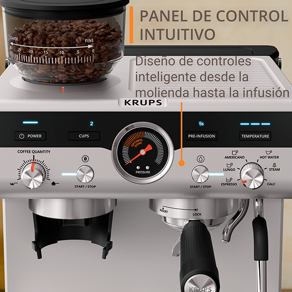 Cafetera espresso Krups Precision
                                    image number 5