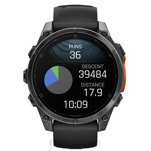 Smartwatch Fenix 8 Amoled 47mm., glass, acero negro