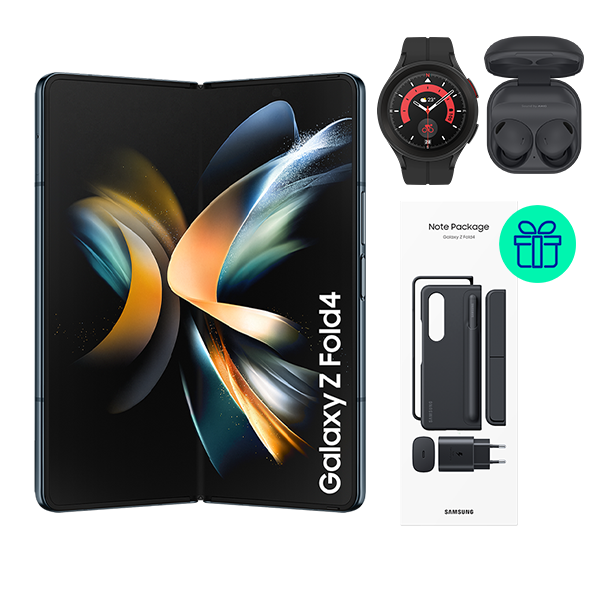 Pack Galaxy Z Fold4 256GB Gray Green + Watch5 Pro 45mm Black + Buds2 Pro Gray + Note Pack Z Fold4 de regalo
                                    image number 0