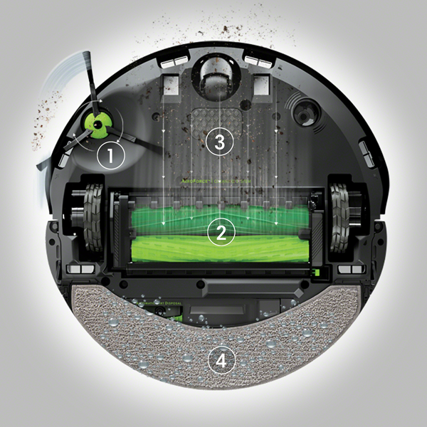 Robot aspirador y friegasuelos (2 en 1) Roomba Combo 10 Max + base AutoWash
                                    image number 4