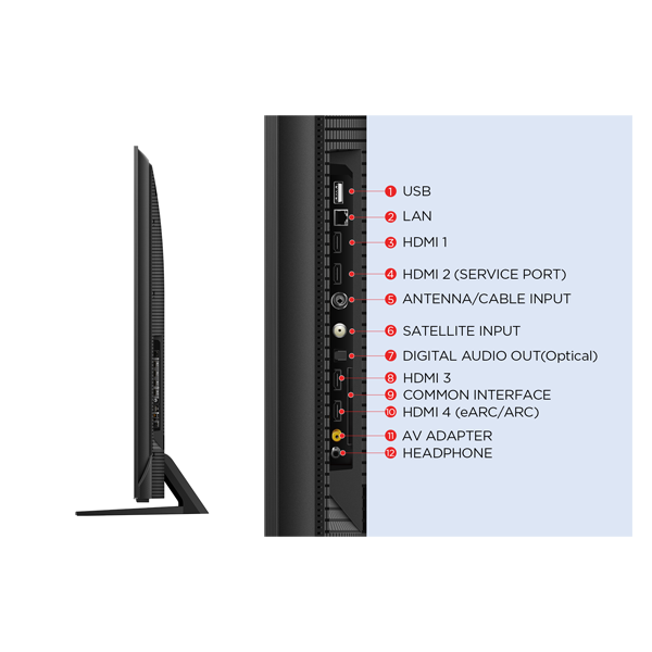 TCL 85" 4K Mini-LED QLED, Google TV 85C805
                                    image number 5