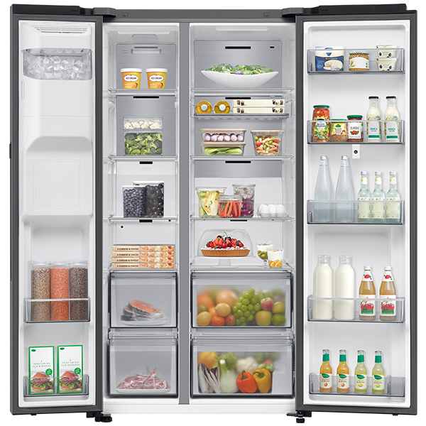 Frigorífico Side by Side Family Hub Bespoke AI Samsung RS90F66BETEF inox
                                    image number 2