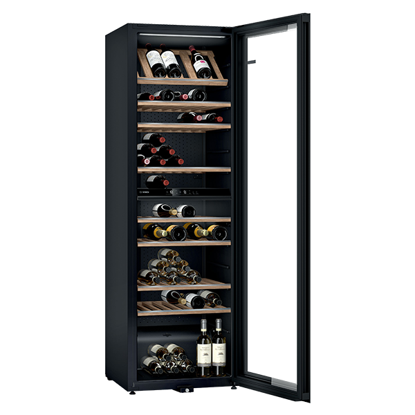 Vinoteca Bosch KWK36ABGA Cristal Negro 199 Botellas
                                    image number 1