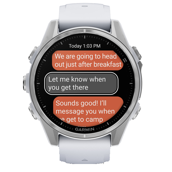Smartwatch Fenix 8 Amoled 43mm., glass, acer blanc
                                    image number 3