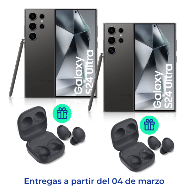 Pack 2 units Galaxy S24 Ultra 512Gb Titanium Black  + 2 units free Galaxy Buds2 Pro
                                    image number 0