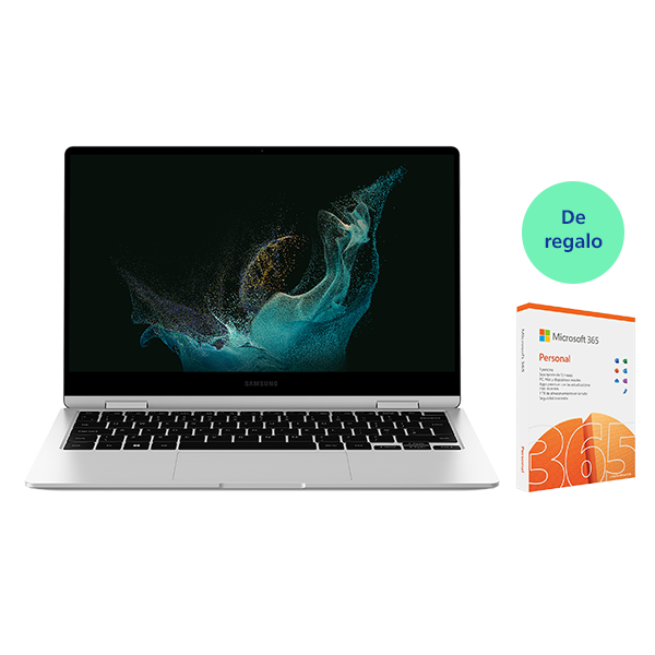 Portátil 13" Samsung Galaxy Book2 360 Silver NP730QED-KB1ES + Microsoft 365 Personal de regalo
                                    image number 0