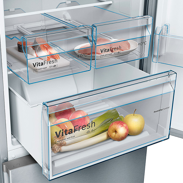 FRIGORÍFICO COMBI BOSCH 203CM INOX - KGN39VIEA
                                    image number 1