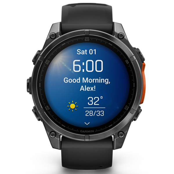 Smartwatch Fenix 8 Amoled 47mm., glass, acero negro
                                    image number 8