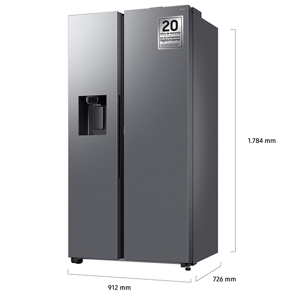 Frigorífico Side by Side Samsung Bespoke AI RS80F66KCTEF inox
                                    image number 1