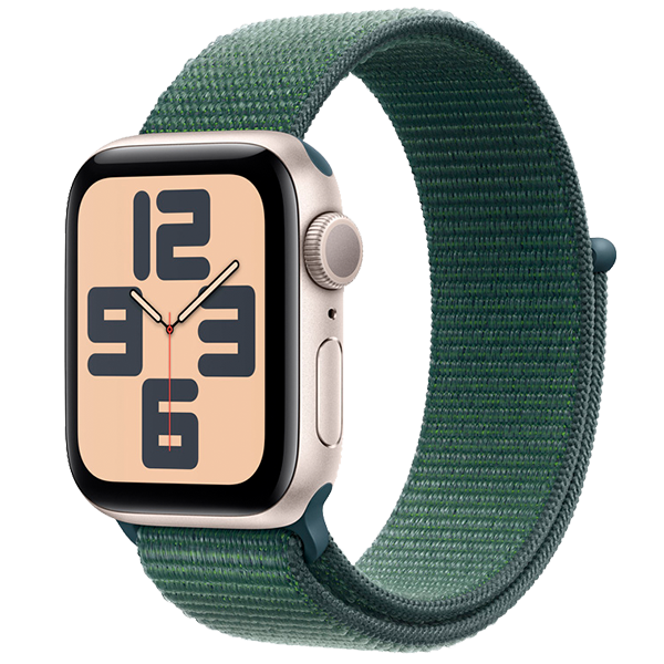 Apple Watch SE GPS 40 Blanco estrella con correa deportiva verde Lago  MXEH3QL/A
                                    image number 1