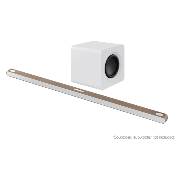 Pack barra ultraslim HW-S801B/ZF blanca con carcasa teca VG-SCFB58TK/XT
                                    image number 1