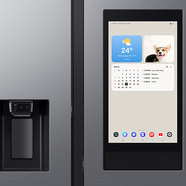 Frigorífico Side by Side Family Hub Bespoke AI Samsung RS90F66BETEF inox
                                    image number 4