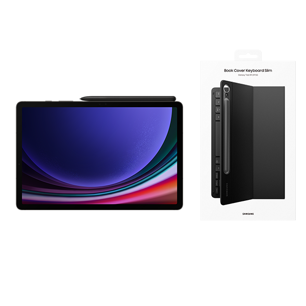 Pack Galaxy Tab S9 Wifi 128GB Graphite + Keyboard Cover Slim Black
                                    image number 0