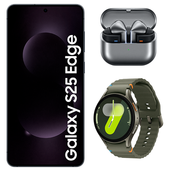 Pack Galaxy S25 Edge 512Gb Negro + Watch7 BT 44mm Verde + Galaxy Buds3 Pro
                                    image number 0