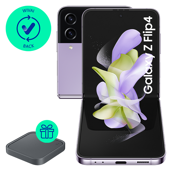 Galaxy Z Flip4 256GB Bora Purple + free Wireless Charger Pad
                                    image number 0